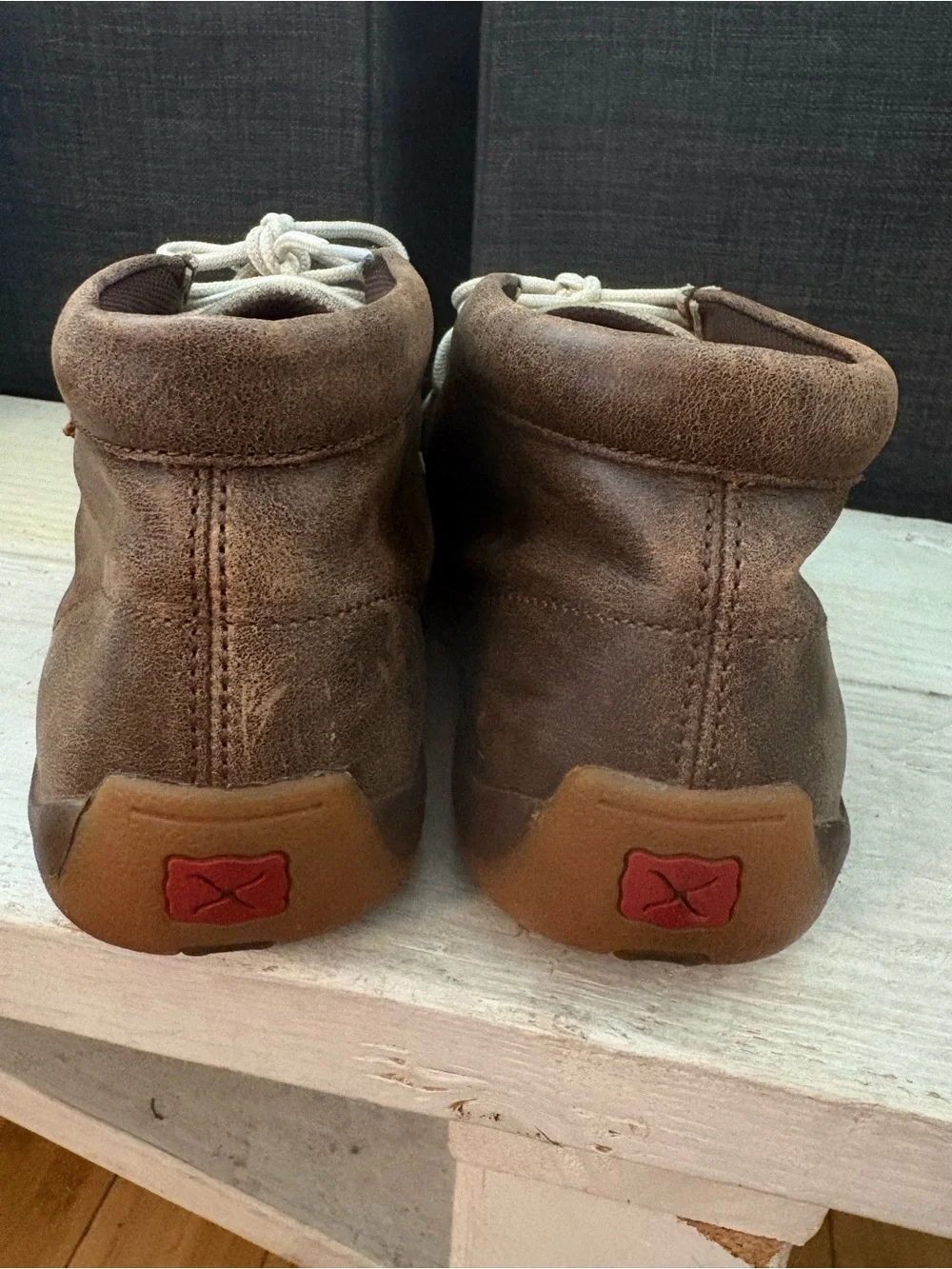 Twisted X Men's Chukka Driving Moc Shoes, MDM0075 Size 10 M